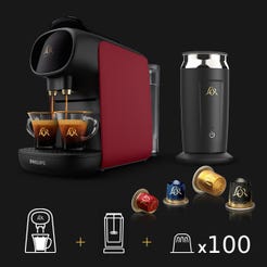 L'OR BARISTA SUBLIME Bundle - Sunset Rubis + Milk Frother
