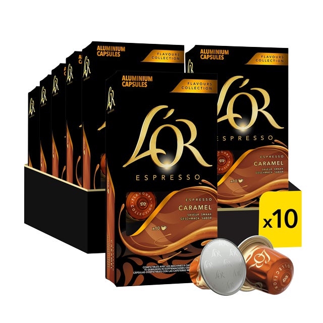 Espresso Caramel  – lot de 100 capsules